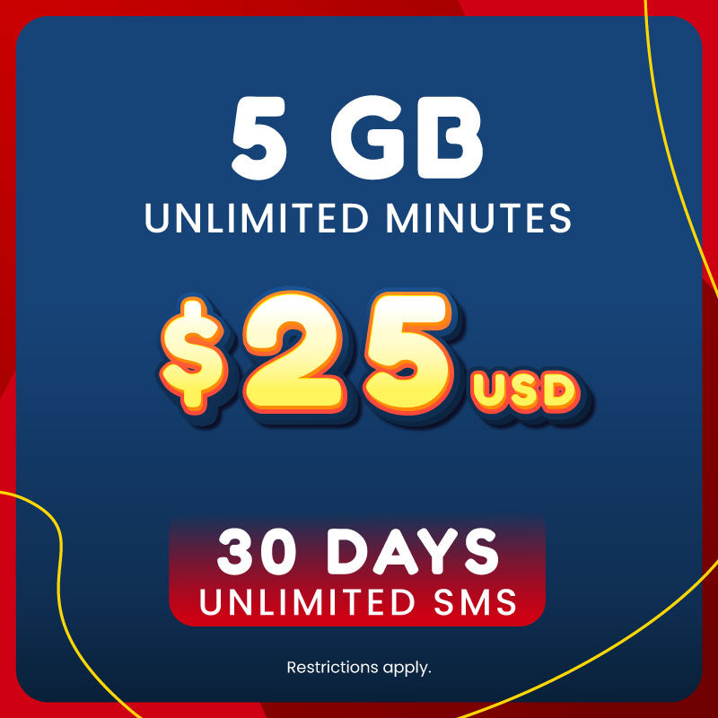 Paquetes: 35 GB de datos - 750 minutos - 30 días - 500 SMS